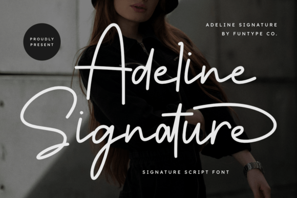Adeline Signature Font: Bold Script for Branding