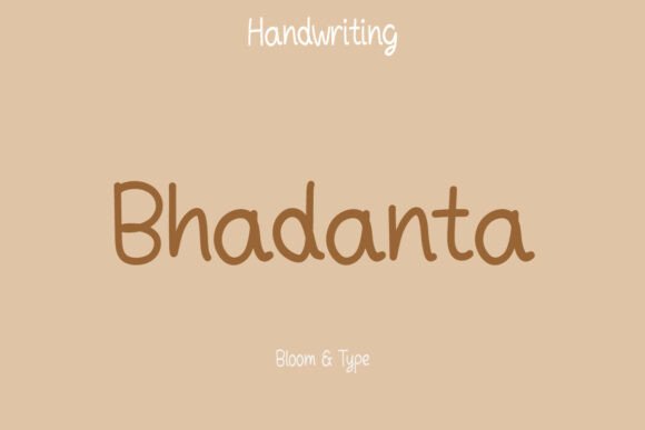 Bhadanta: The Handwritten Font for Scroll-Stopping Social Content