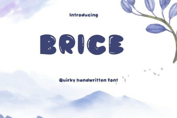 Brice: A Handwritten Font for Modern Web Design