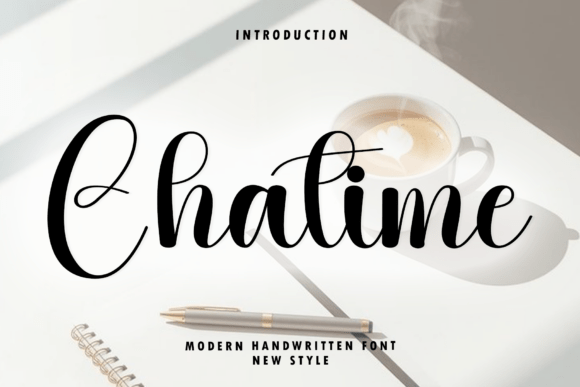 Chatime Typeface: A Warm Handwritten Font for Branding