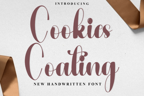 Cookies Coating: A Sweet Handwritten Font for Makers
