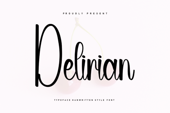 Delirian Font: A Handwritten Typeface for Editorial Design
