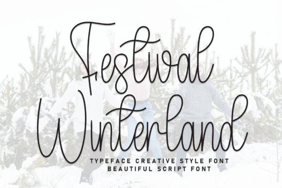 Festival Winterland Font: A Joyful Display Typeface