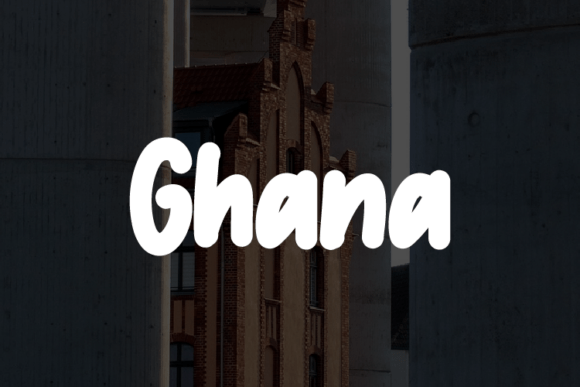Ghana Typeface: Bold Warmth for Modern Branding