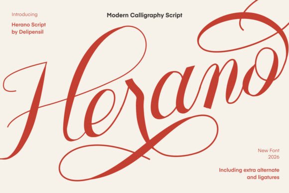 Herano Typeface: A Designer’s Review of This Elegant Script Font