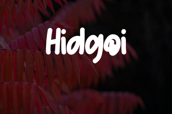 Hidgoi: The Elegant Font for Modern Crafters