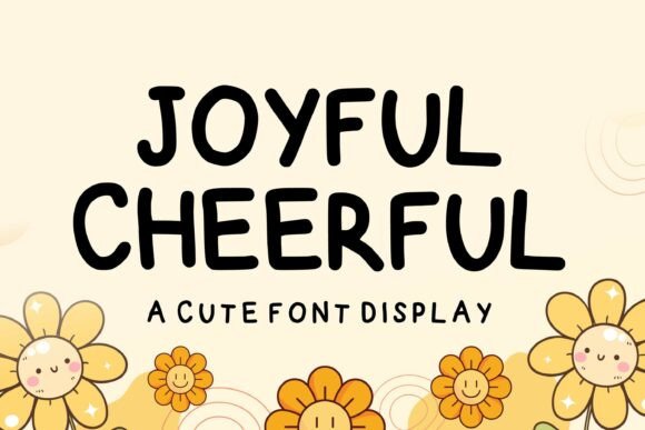 Joyful Cheerful Font for Small Business Branding
