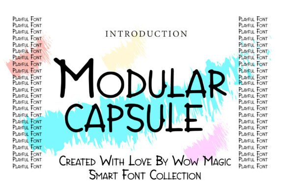 Modular Capsule: A Modern Typeface for Editorial Design