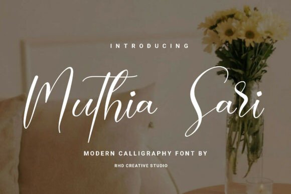 Muthia Sari Font: A Warm Script for Branding
