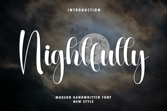 Nightfully: A Fluid Script Font for Modern Web Design