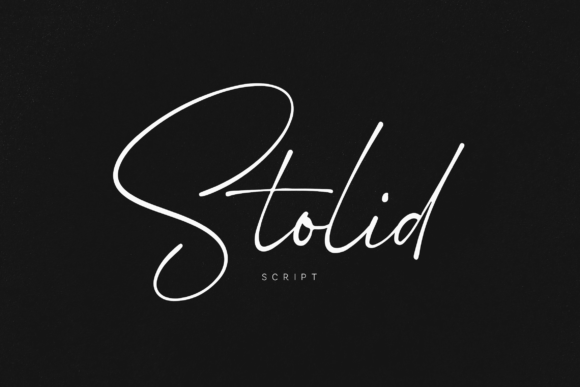 Stolid: A Script Font That Elevates Small Business Branding