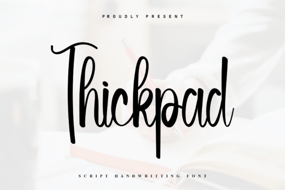Thickpad: A Handwritten Font for Warm Brand Identity