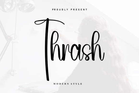 Thrash: A Handwritten Font for Bold Branding