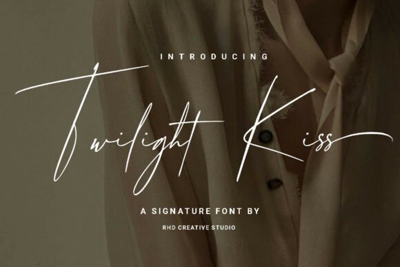 Twilight Kiss: A Premium Font for Elegant Branding