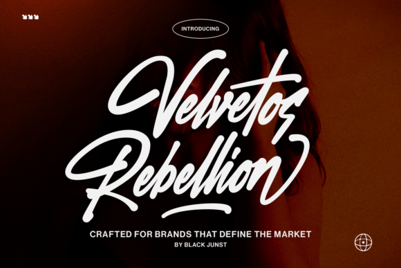 Velvetos Rebellion: A Bold Script Typeface for Web Design